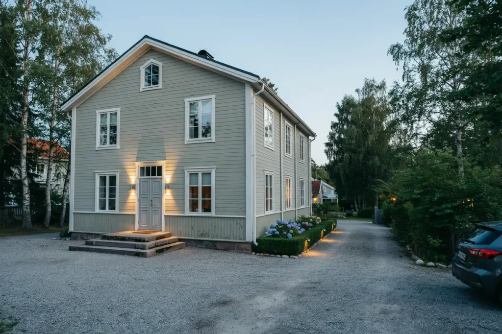 augustim rker p v g s planerar du smart fasadbelysning f r tryggare uppfart och entr